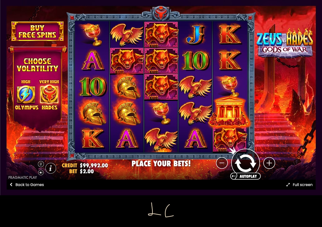 Zeus vs Hades – Gods of War spilleautomat